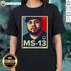 Original Ms 13 Kilmar Abrego Garcia Not A Maryland Dad Ladies Tee shirt design featuring bold graphics and vibrant colors.