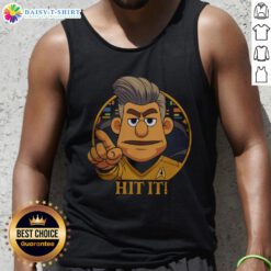 Original Star Trek cartoon parody tank top featuring Captain in a fun sci-fi design, perfect for fans of the series.