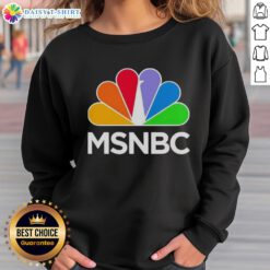 Classic sweatshirt featuring the Premium MSNBC logo, perfect for fans of news and stylish casual wear.