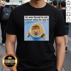 Top Silly Seal T-Shirt featuring a playful seal design, humorously referencing being forced to eat cement at age 6.