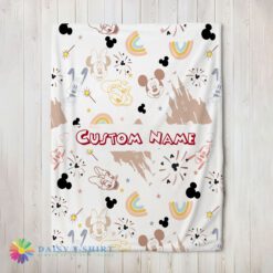 Awesome Disney Mickey Mouse & Friends Magical Mouse Castle Blanket Fleece Customized Blanket
