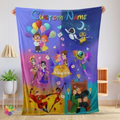 Awesome Disney Pixar Cartoon All Story Velveteen Cute Blanket Fleece Customized Blanket