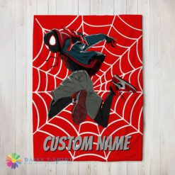 Awesome Official Spider-Man Into The Spider-Verse Miles Morales Blanket Fleece Customized Blanket
