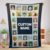 Awesome Official  Star Wars Chibi Character Blanket Fleece Customized Blanket