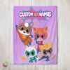 Awesome Official  Super Kitties Assemble Feline Heroes In Action Blanket Fleece Customized Blanket