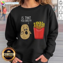 Awesome Potato French Fries sweatshirt featuring a fun graphic design, perfect for food lovers and casual wear.