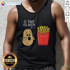 Awesome Potato French Fries Tank Top featuring a fun graphic design perfect for food lovers and casual wear.