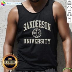 Awesome Sanderson University tank top featuring a stylish design perfect for fans and students of Sanderson University.