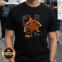 Awesome Thanksgiving Turkey Let Me See That Casserole T-Shirt featuring a fun graphic for festive fall celebrations.