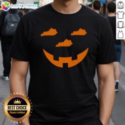 Awesome The Jack-O-Kentucky Halloween T-Shirt featuring a spooky design perfect for Halloween celebrations.