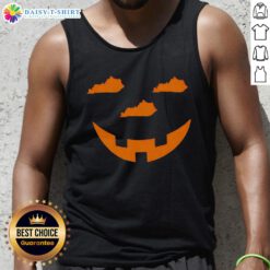 Awesome The Jack O Kentucky Halloween Tank Top featuring a spooky design perfect for Halloween festivities.