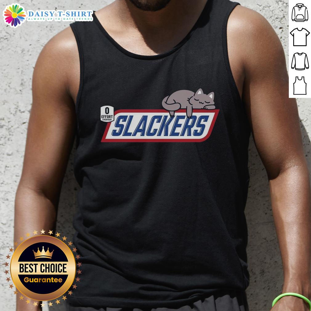 Good Cat Slackers tank top featuring a playful cat design, perfect for effortless everyday wear.