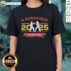 Good Cobra Kai Karate Kid 4 Boroughs Legends Tournament 2025 Ladies Tee celebrating karate tradition since 1984.