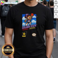 Good Golden State Valkyries Basketball 8 Bit T-Shirt featuring retro graphics and vibrant colors for fans and players.