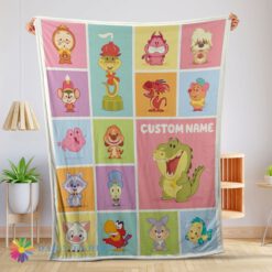 Good Hot Cute Chibi Animals Blanket Fleece Customized Blanket