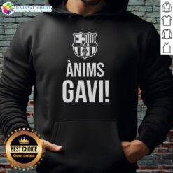 Hot Barcelona Anims Gavi Support 2025 Hoodie showcasing vibrant design and football fan style.