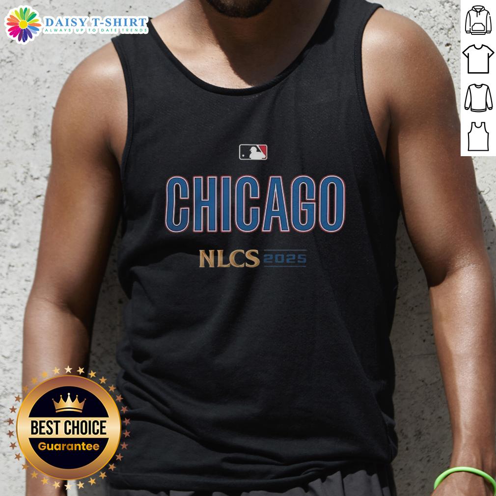 Hot Chicago Cubs 2025 NLDS National League Baseball tank top featuring team colors and logo for passionate fans.