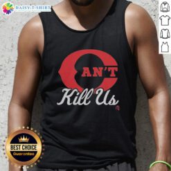 Hot Cincinnati Reds 'Can't Kill Us' red C logo baseball tank top, perfect for fans showing team spirit and style.