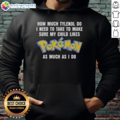 Child wearing a Pokemon hoodie, smiling while holding Tylenol, exploring the joy of Pokemon together.