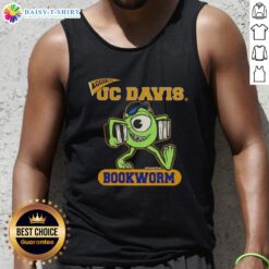 Hot Monster Disney UC Davis Bookworm Tank Top featuring a vibrant design perfect for summer outfits and Disney fans.