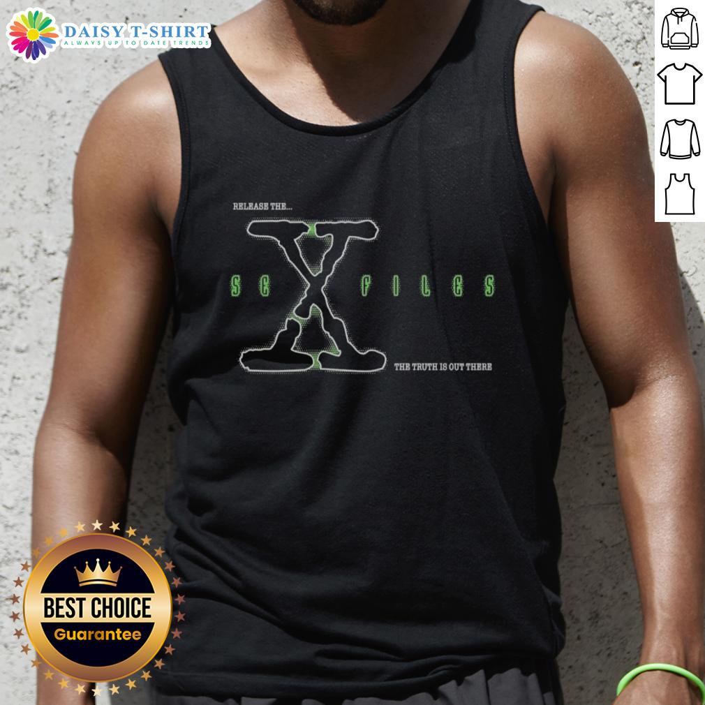 Hot Release: The S3x Files 'The Truth Is Out There' Tank Top featuring bold graphic design for fans of the series.