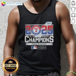 Hot Texas Rangers 2025 ALDS Champions tank top showcasing team pride in the MLB American League Division Series.
