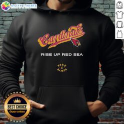 Alt Text: Nice Arizona Cardinals Born x Raised Rise Up Red Sea Hoodie showcasing team spirit and stylish design.