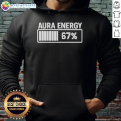Gen Alpha slang hoodie featuring 'Nice Aura Energy' design, perfect for trendy kids and meme culture enthusiasts.