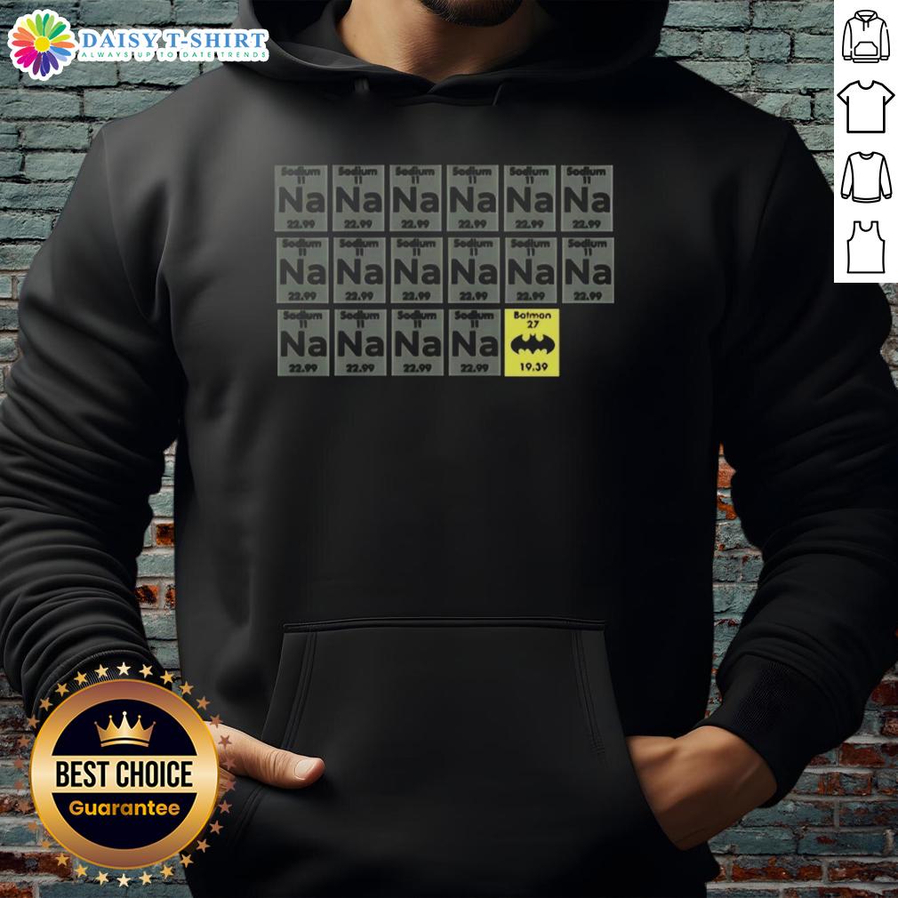 Official Batman Ananannana Hoodie featuring iconic logo and design, perfect for fans of the Dark Knight.