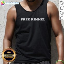 Official Free Jimmy Kimmel tank top featuring bold graphics and a comfortable fit, perfect for fans of the late-night host.