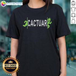 Official Funny Cactuar Ladies Tee featuring a playful cactus design, perfect for casual wear and fans of quirky fashion.
