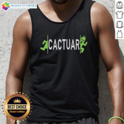 Official Funny Cactuar Tank Top featuring a playful cactus design, perfect for fans of gaming and unique casual wear.