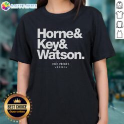 Alt Text: Official Horne and Key and Watson ladies tee featuring a stylish design, perfect for casual wear and outdoor activities.
