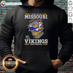 Official Minnesota Vikings fan hoodie, perfect for fans living in Missouri, showcasing team pride and style.