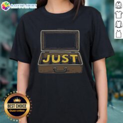 Official Just In Case Ladies Tee in stylish design, featuring soft fabric and a flattering fit for everyday wear.
