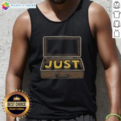 Official Just In Case Tank Top in stylish design, perfect for casual wear and summer outings.