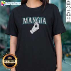 Official Seattle Mariners Seattle Mangia Hand Ladies Tee featuring a stylish design perfect for baseball fans.