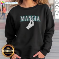 Official Seattle Mariners Seattle Mangia Hand Sweatshirt featuring team colors and logo, perfect for fans.