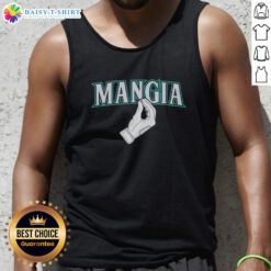 Official Seattle Mariners Seattle Mangia Hand Tank Top for fans, featuring team colors and logo in a stylish design.