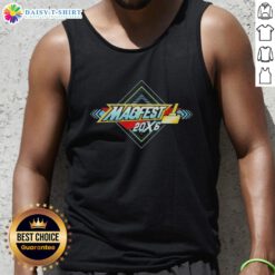 Alt Text: Official Super MAGFest 2026 logo on a stylish tank top, perfect for gaming enthusiasts and festival fans.
