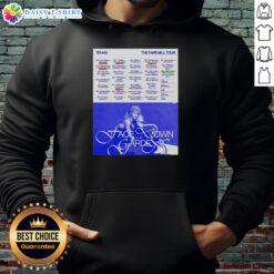 Official Tennis The Farewell Tour 2025 hoodie poster showcasing vibrant design and tour details.