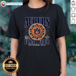 Original Auburn Tigers 2025 NCAA Men's Final Four San Antonio basketball ladies tee in vibrant colors and stylish design.