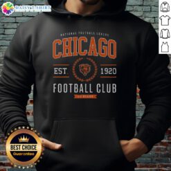 Alt Text: Original Chicago Bears Football Club Hoodie featuring team colors and logo, perfect for fans and game day wear.
