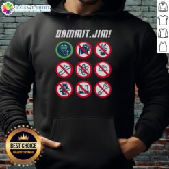 Original Dammit Jim Star Trek Doctor McCoy Hoodie featuring classic design and vibrant colors for fans of the series.