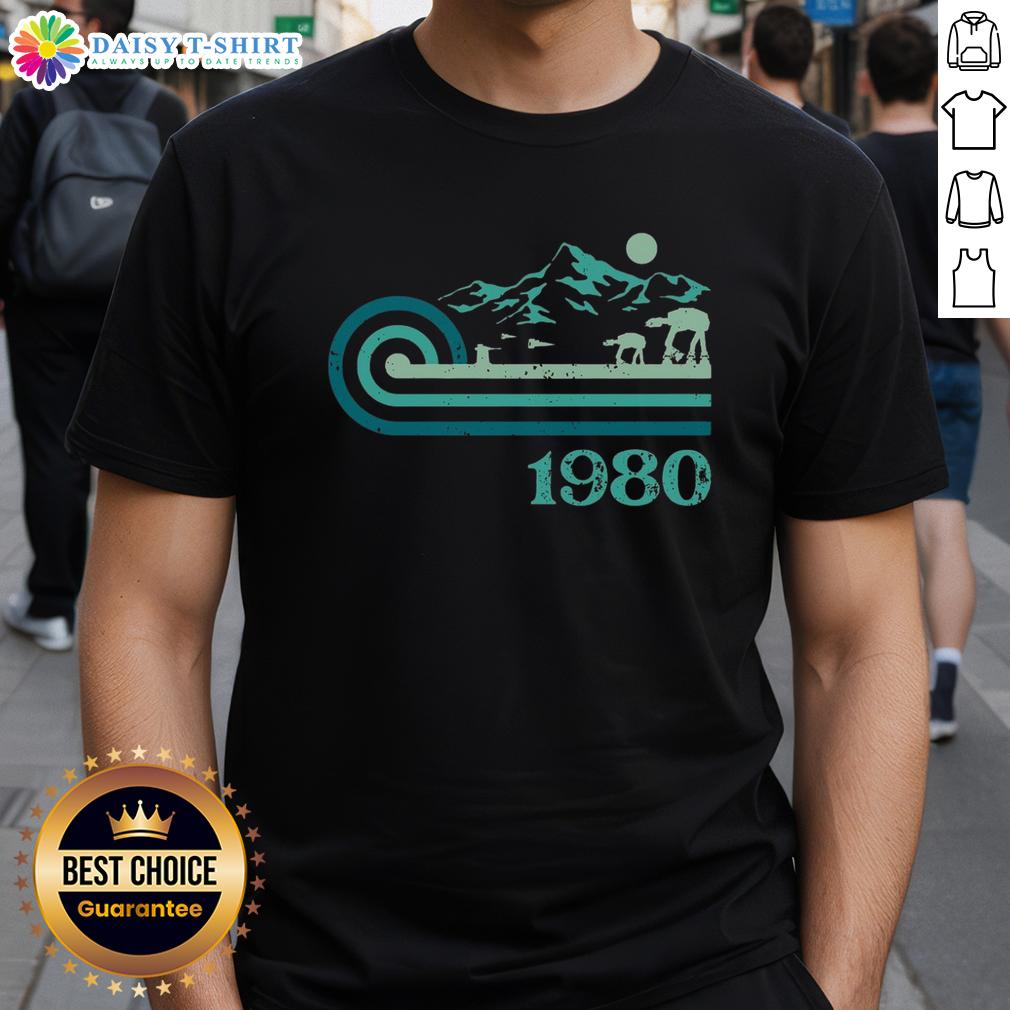 Original Retro Vintage Base 1980 T-Shirt in bold colors, featuring a classic design from the 1980s era.
