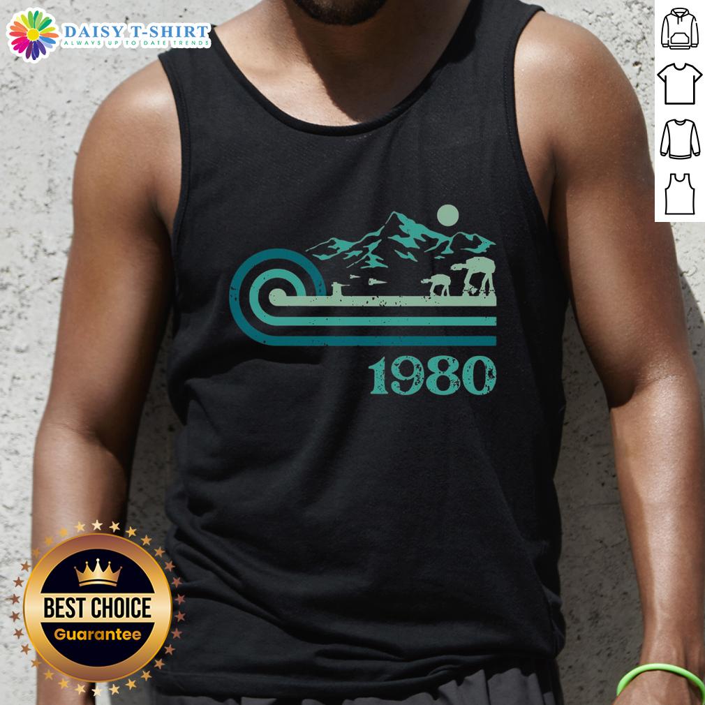 Original Retro Vintage Base 1980 Tank Top featuring classic design and vibrant colors, perfect for nostalgic fashion lovers.