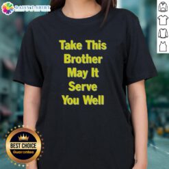 Alt Text: Original Chemical Brothers 2025 tour tee from San Francisco, CA, featuring Take This May, It Serve You Well design.