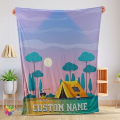 Perfect Good Outdoor Adult Kid Colorful Camping Customized Blanket