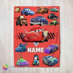 Perfect Good Pixar Cartoon Cars Character Blanket Fleece Customized Blanket