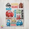 Perfect Good Pixar Cartoon Cars Cute Character Blanket Fleece Customized Blanket